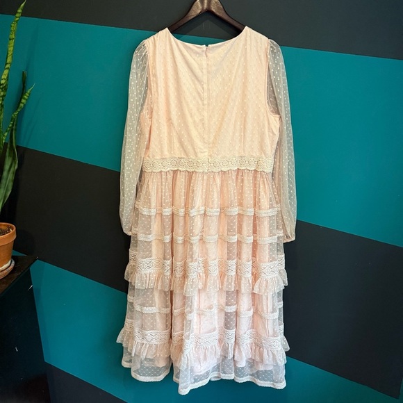 Rachel Parcell Pink Tiered Sundress with Square Neck - Picture 8 of 14